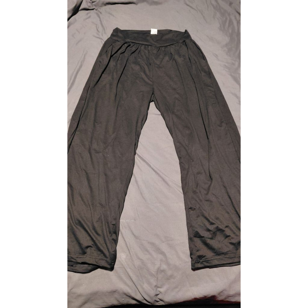 Women's Unbranded Wide Leg Pants XXL Black - Picture 1 of 3